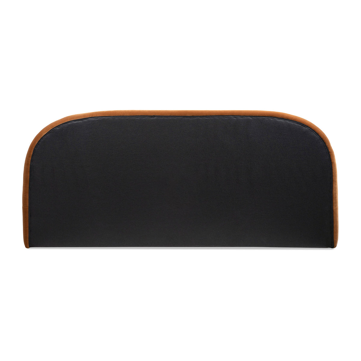 Burnt Velvet King Platform Bed with Puffy Grounded Headboard