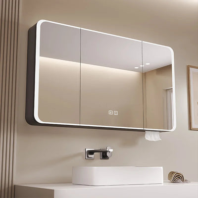 LED Bathroom Mirror Anti Fog Touch Sensor Dimmable Wall Mount Full Body Table Mirror Makeup Vanity Furniture Household Beauty