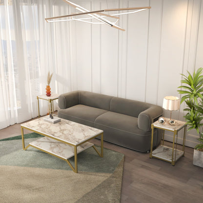 Flora & Zenas Living Room Table Set