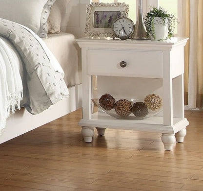 White California King Size Bedroom Furniture Set