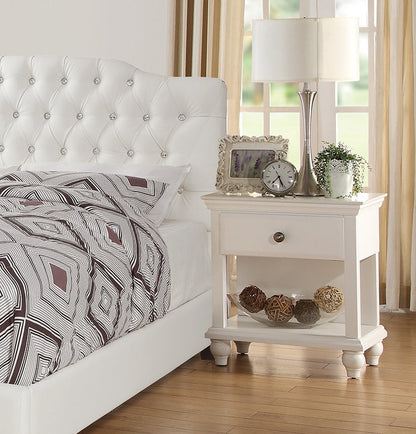 White California King Size Bedroom Furniture Set