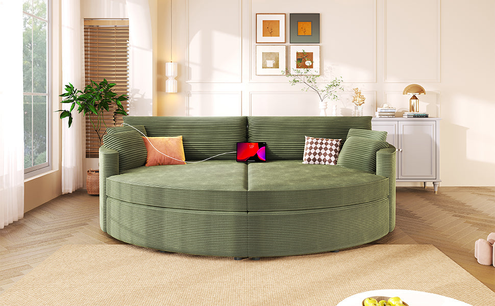 Oversized Double Chaise Lounge Sofa 102.3"