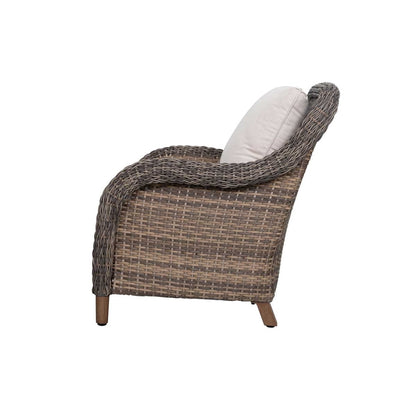 Mitchell 4-Piece Wicker Sofa Set with Swivel Rocking Chairs