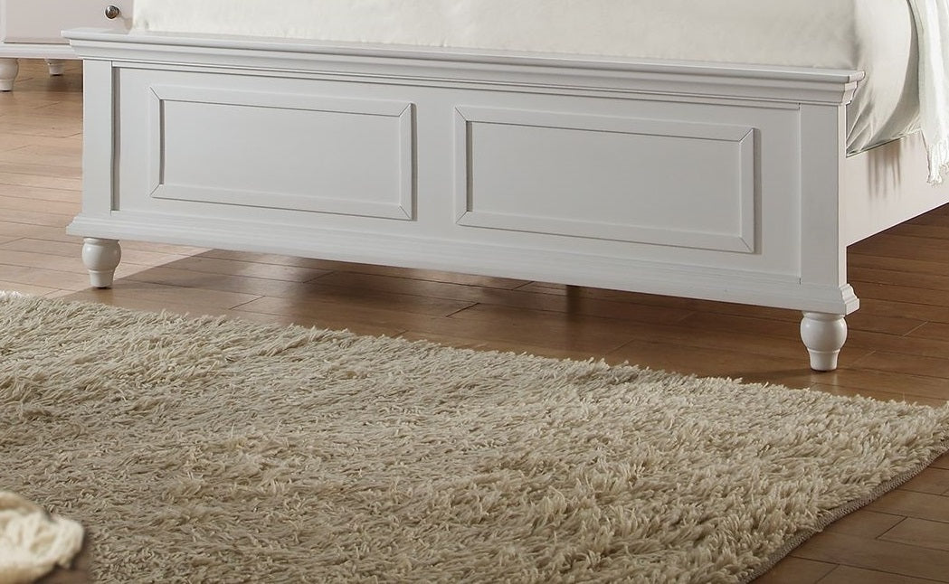 White California King Size Bedroom Furniture Set