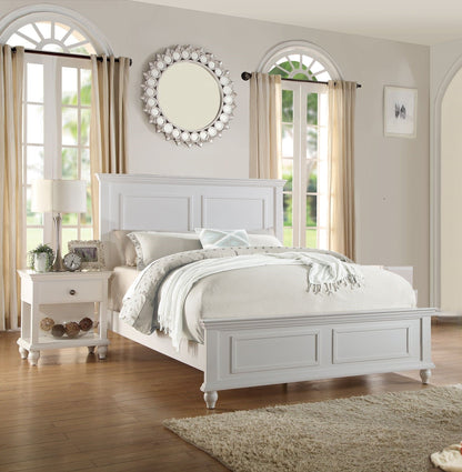 White California King Size Bedroom Furniture Set