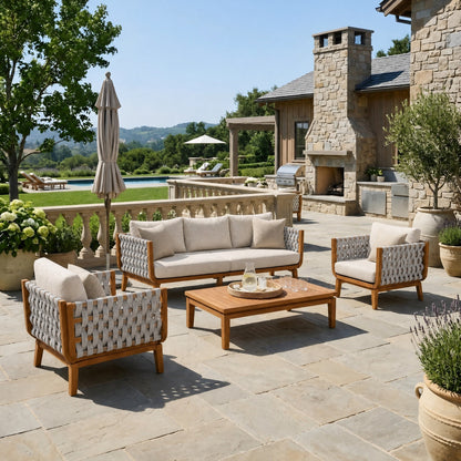 4 Piece Outdoor Patio Furniture Set