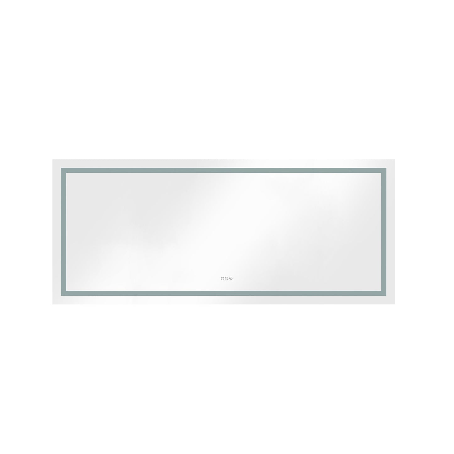 72" LED Bathroom Mirror with Front and Backlight