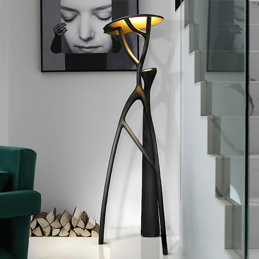Blonski Black Statue Floor Lamp