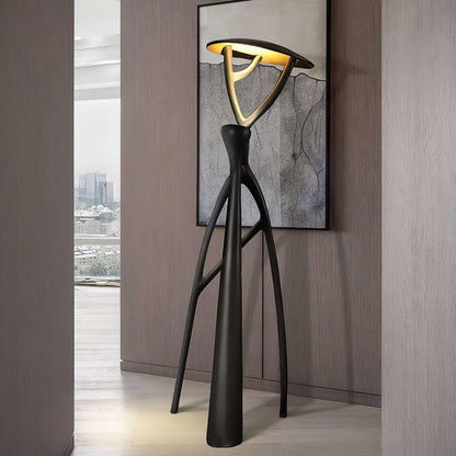 Blonski Black Statue Floor Lamp
