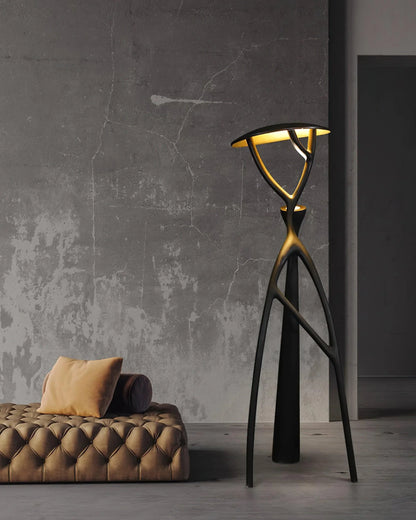 Blonski Black Statue Floor Lamp