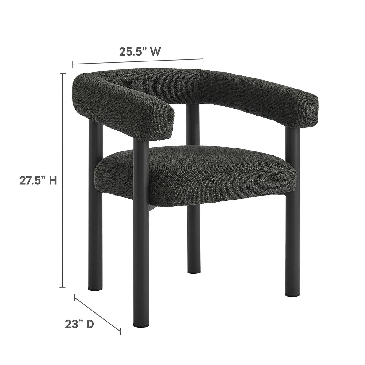 Nautica 5-Piece Round Outdoor Patio Aluminum Dining Table and Chairs Set