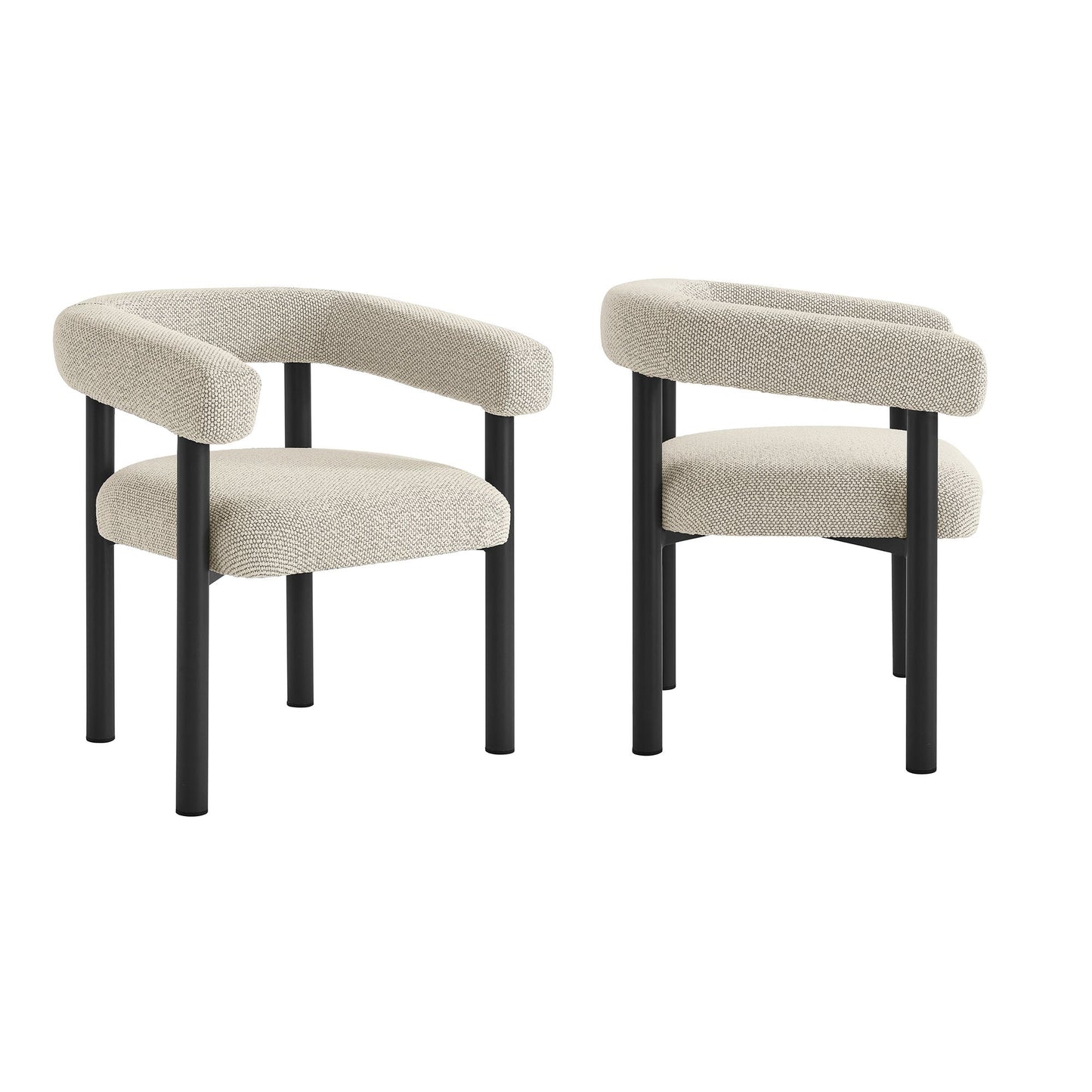 Nautica 5-Piece Round Outdoor Patio Aluminum Dining Table and Chairs Set