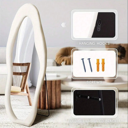 Mirror - Modern Wood Full-Length
