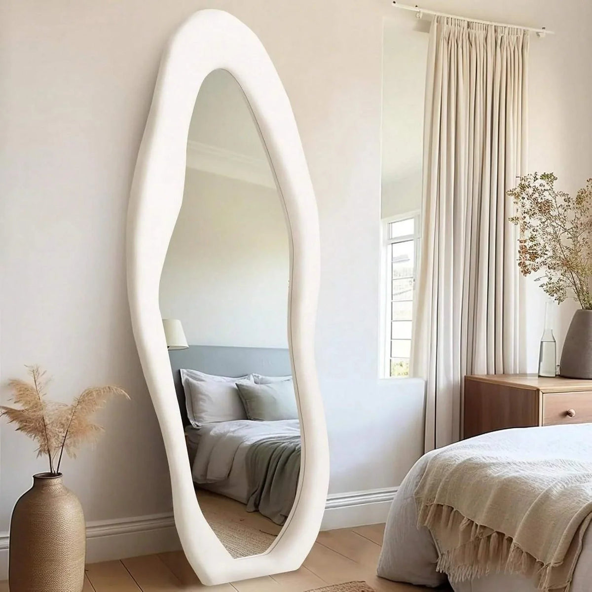 Mirror - Modern Wood Full-Length