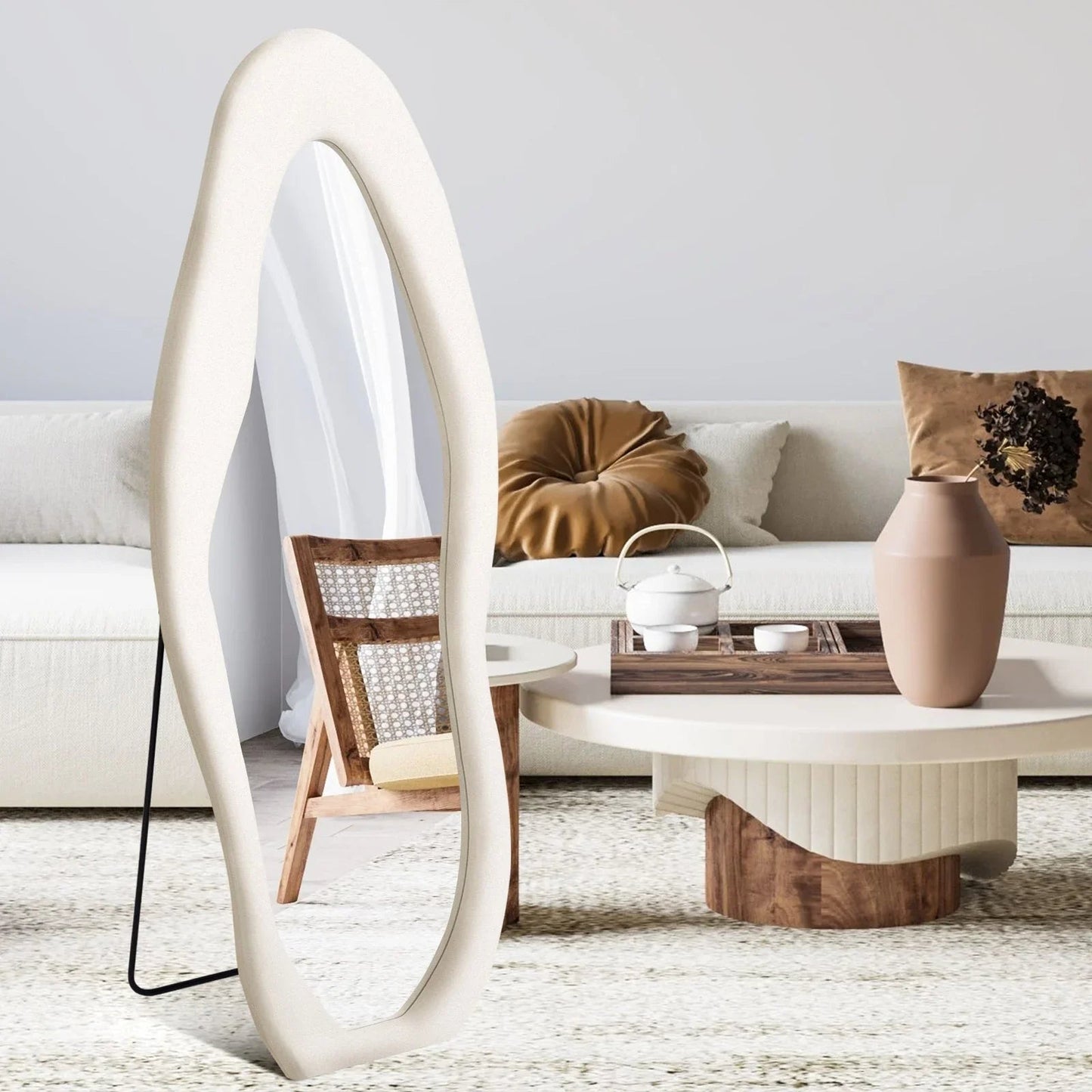 Mirror - Modern Wood Full-Length