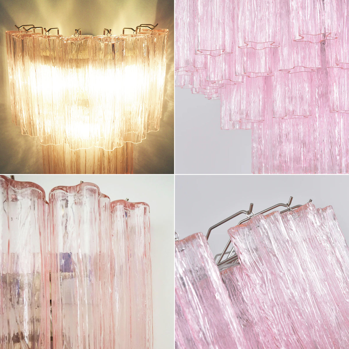 Murano Tubes Glass Wall Lamp