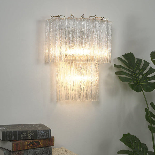 Murano Tubes Glass Wall Lamp
