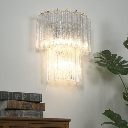 Murano Tubes Glass Wall Lamp