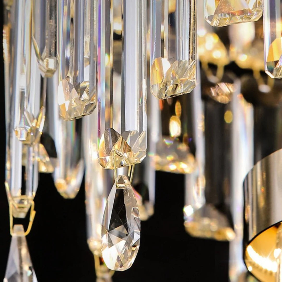 Prazzo Ring Staircase Crystal Chandelier