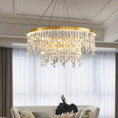 Prazzo Ring Staircase Crystal Chandelier