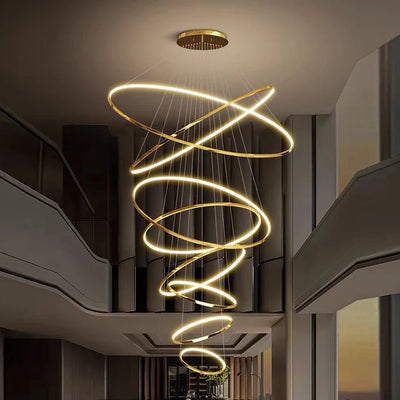 Nordic home decoration, stair chandelier, living room bedroom and dining room Pendant lights, ceiling light, indoor lighting