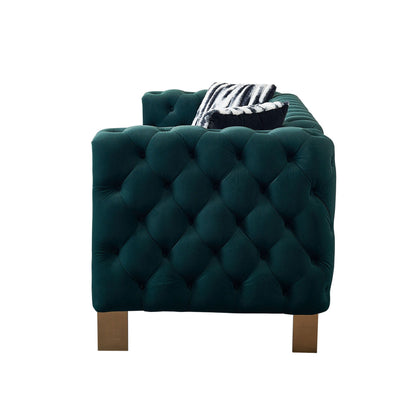 Chesterfield - Modern Tufted Living Room Sofa, 84.25''W Couch