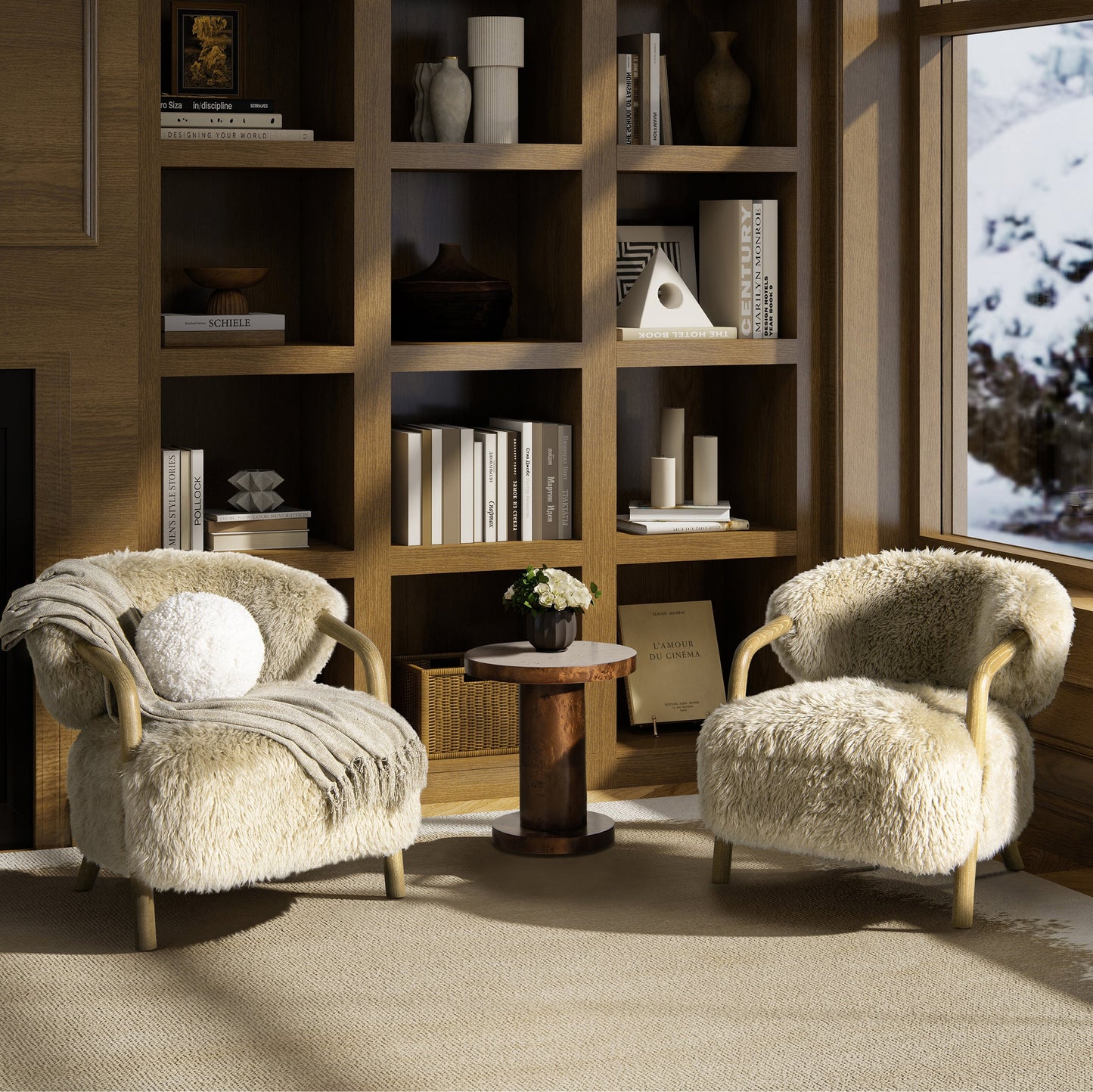 Becker 33" Rustic Accent Chair