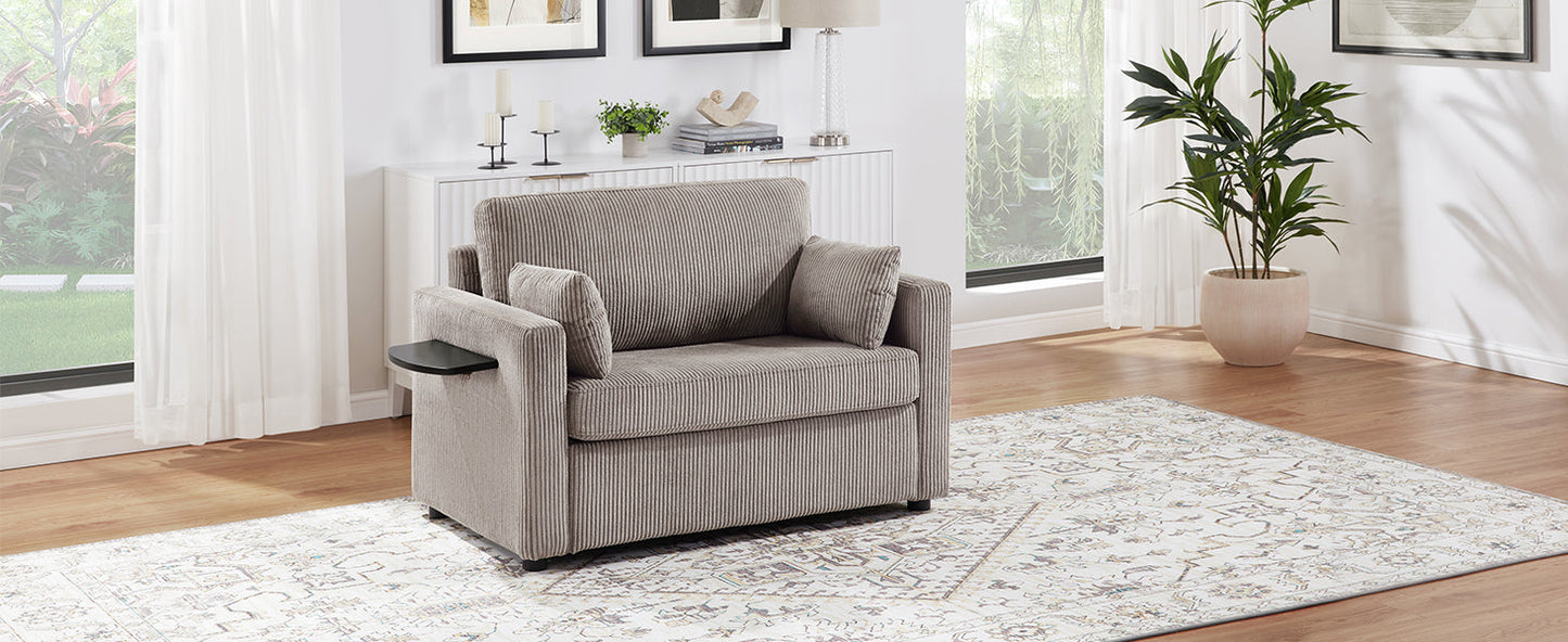 Twin Size Sofa Bed with USB Ports
