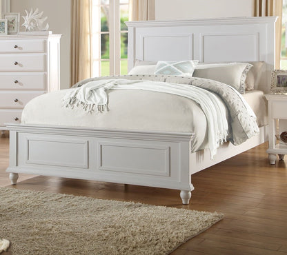 White California King Size Bedroom Furniture Set
