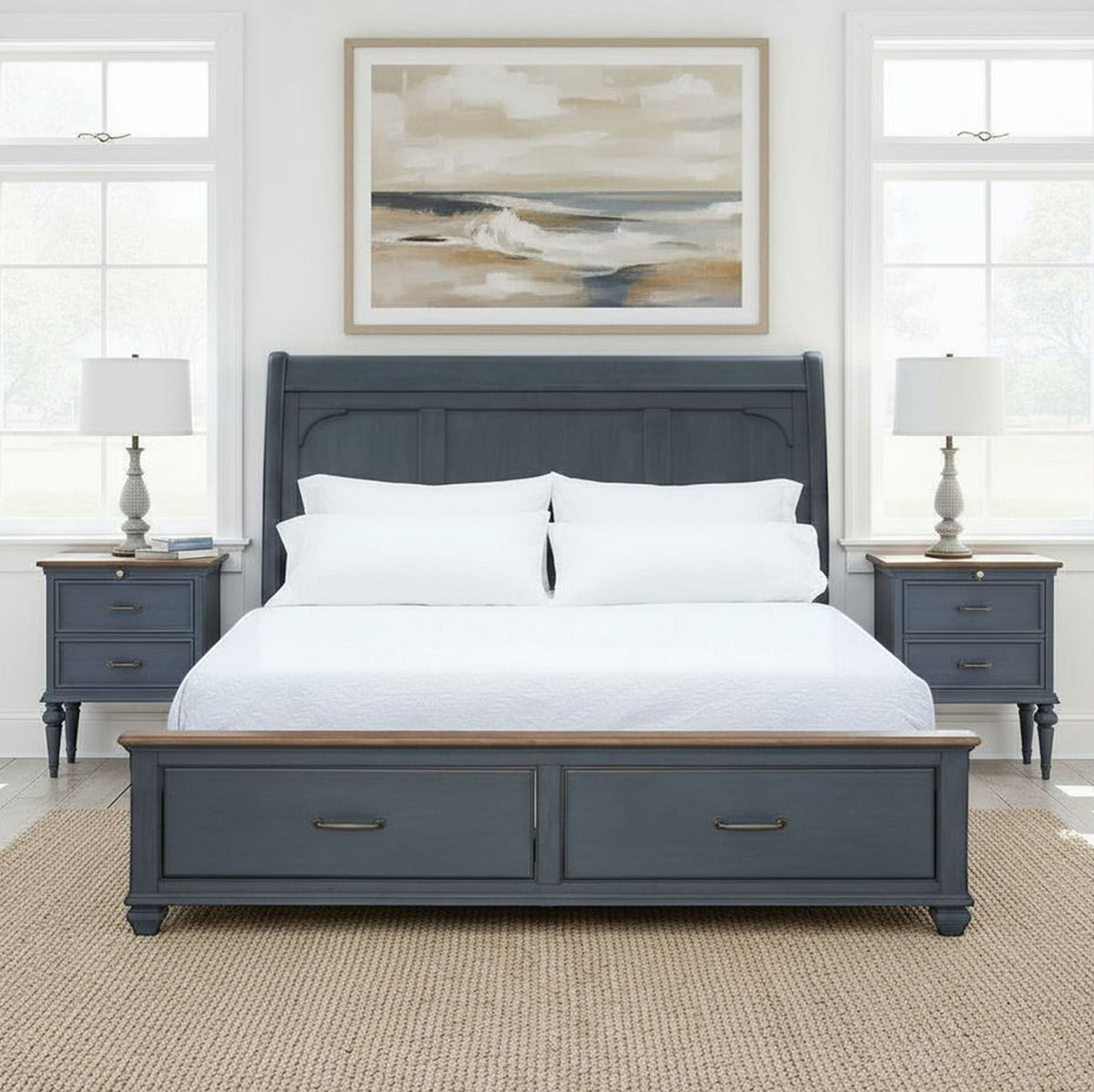Sleigh Bed & USB Ports