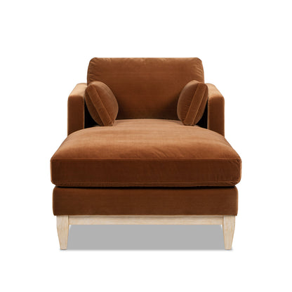 Knox 65" Modern Farmhouse Chaise Lounge Chair