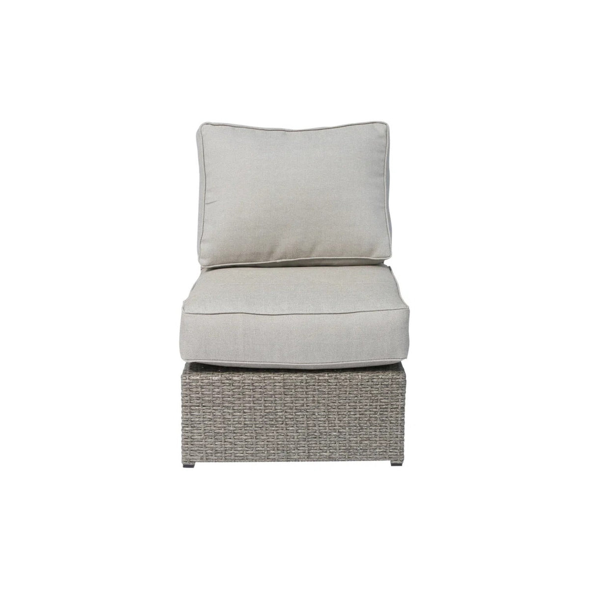 Fully Assembled 8-Person Outdoor Wicker Seating Group with Cushions