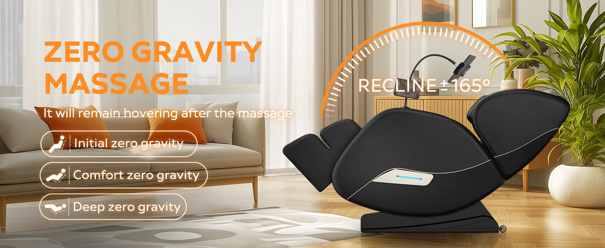 2024 Massage Chair Recliner with Zero Gravity & Full Body Air Pressure
