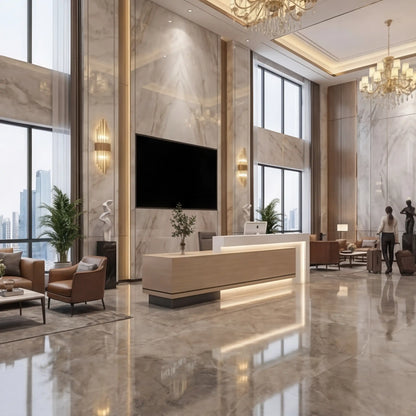 Elyra · Front Reception Desk