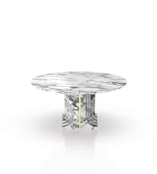 La Chloé 48 Marble Round Table